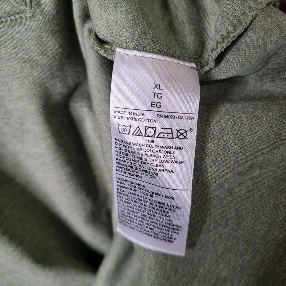Banana‎ Republic Shirt Mens XL Green Luxe Touch Polo Short Sleeve Cotton Casual